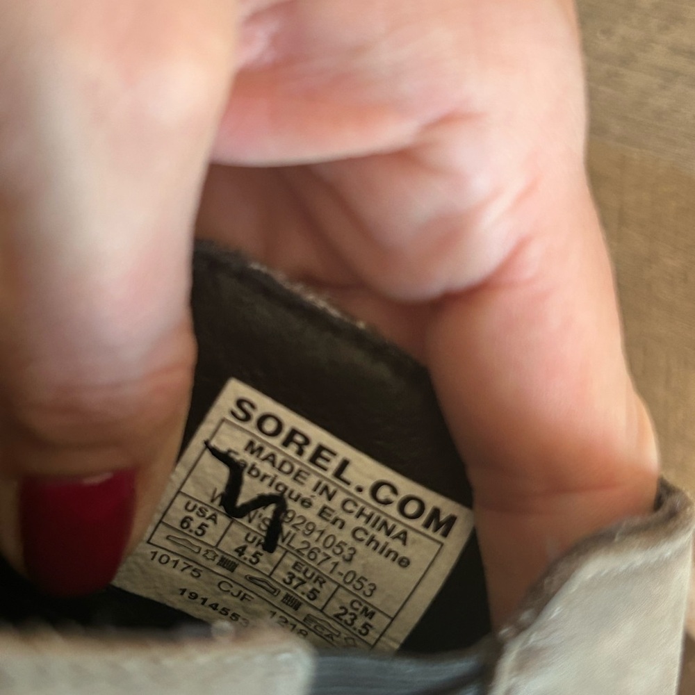 Sorel Emelie H2O Chelsea Boots in‎ Taupe Womens Size 6.5 - Picture 12 of 12